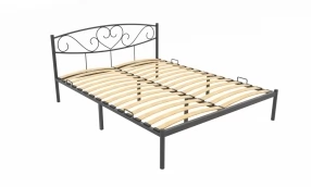 Кровать Магнолия Металл, 90х190 мм, Медный антик, Медный антик