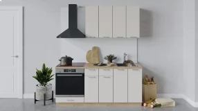 Кухонный гарнитур «Габриэлла» длиной 180 см со шкафом НБ